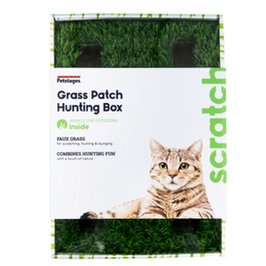 Petstages Grass Patch Hunting Box Cat Toy