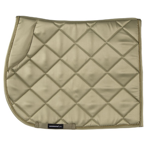 Showmaster Satin General Purpose Saddle Pad with High Wither - Light Green