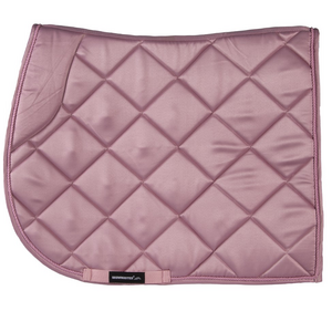 Showmaster Satin General Purpose Saddle Pad with High Wither - Pink