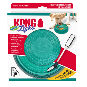 Kong Licks Spinz Large Aqua