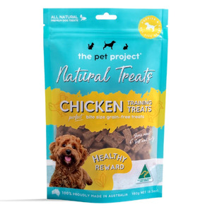 The Pet Project Chicken Training Treats 180g