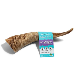 The Pet Project Natural Whole Goat Horn Large