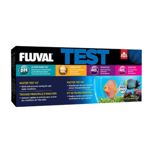 Fluval Master Test Kit (Wide pH, Ammonia, Nitrite, Nitrate)