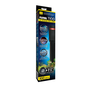 Fluval T Series Electronic Heater - 100 Watt