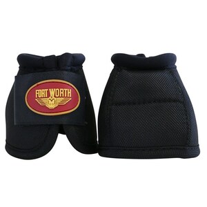 Fort Worth Ballistic No-Turn Bell Boots - Black Medium