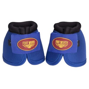 Fort Worth Ballistic No-Turn Bell Boots - Royal Blue Medium