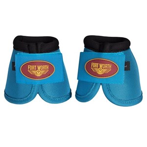 Fort Worth Ballistic No-Turn Bell Boots - Turquoise Medium