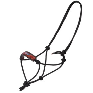 Fort Worth Rope Halter Leather Nose - Pink Apache