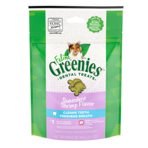 Greenies Feline Shrimp Dental Treats for cats 60gm