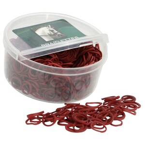 Braid-Ettes Rubber Bands Chestnut (800pcs/Box)