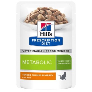 Hills Prescription Diet Feline Metabolic 12 x 85g Pouches