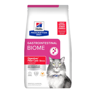 Hills Prescription Diet Gastrointestinal Biome Digestive/Fiber Care Stress with Chicken Dry Cat Food 1.8kg