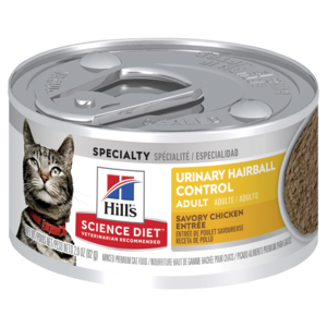 *CLEARANCE BEST BEFORE END OF MAY2025 Hills Feline Adult Urinary & Hairball CANS 82g x 24 *1LEFT*