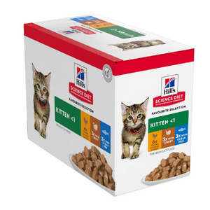 Hills Science Diet Feline Kitten Variety Pouches