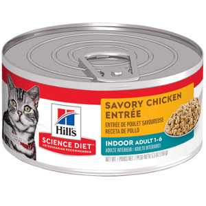 Hills Science Diet Indoor Cat Chicken Cans 156g x24