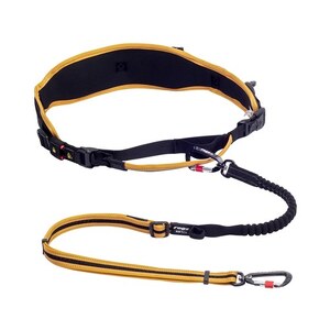 Rogz AirTech Sport Belt & Lead for Dogs - Large/ XLarge Ochre