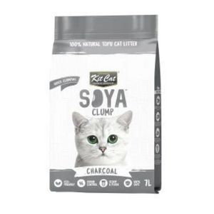 Kit Cat Soya Clump Litter Charcoal (7L) 2.5kg