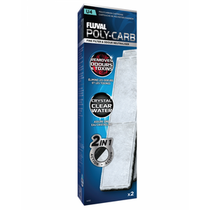 Fluval U4 Poly/Carbon Cartridge 2 Pack