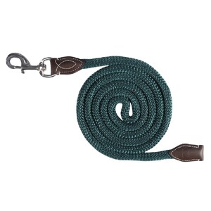 Jeremy & Lord Rope and Leather Lead - Hunter Green w/Brown