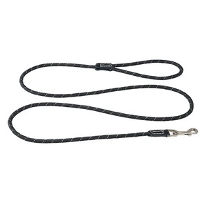 *CLEARANCE* Rogz Classic Rope Lead 1.8mm 9mm Medium Black 