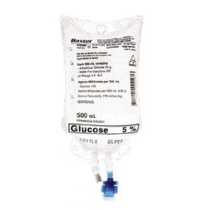 GLUCOSE 5% 500ML BAG