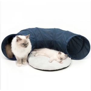 Vesper Tunnel Cat Home Blue w/Comfy Pad 97 x 68 x 28