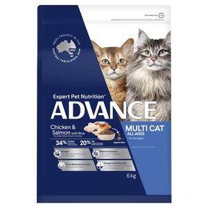 Advance Multi Cat All Ages Chicken and Salmon 3kg