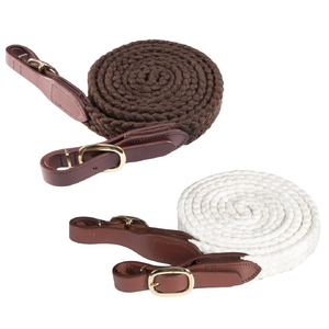 Cottonfields Roper Rein w/Buckle Ends 7'6"/2.28m